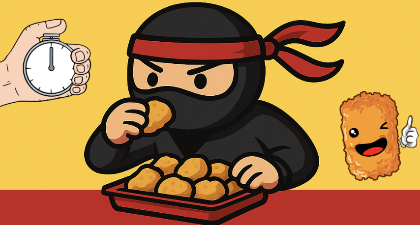 Nugget Ninja Mascot